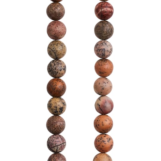 Artistic Jasper Round Beads, 6mm by Bead Landing&#x2122;